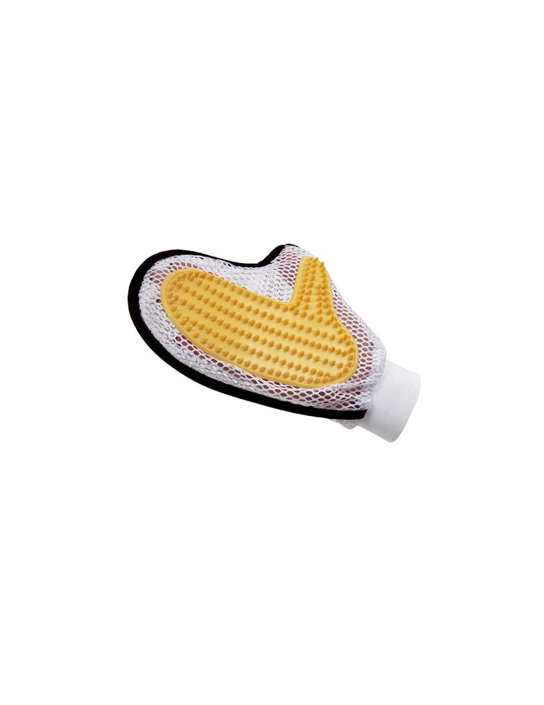 Magic Grooming Glove with Net Structure