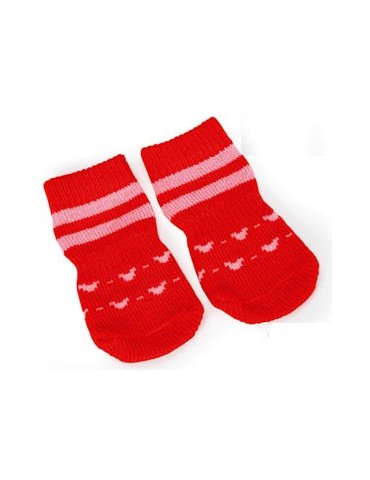 Red Pet Socks