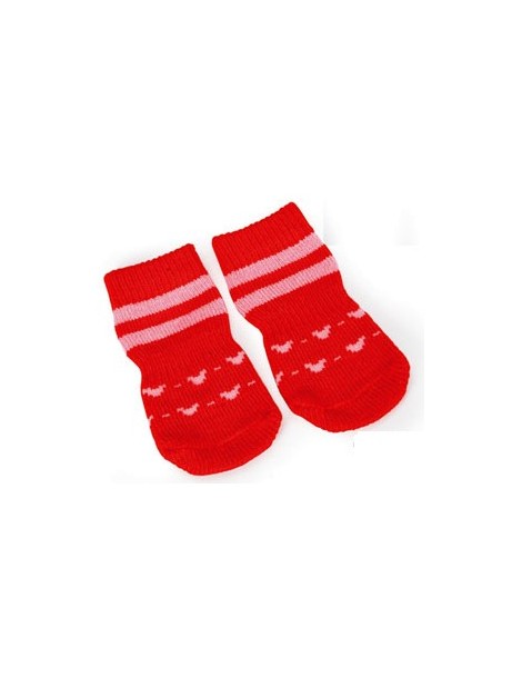 Red Pet Socks
