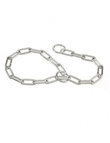 Choke collar with wide link