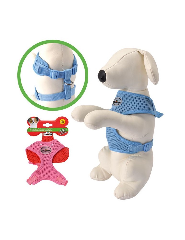 Pink Blue Dog Harness