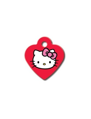 Ταυτότητα καρδιά μικρή Κόκκινη "Hello Kitty"