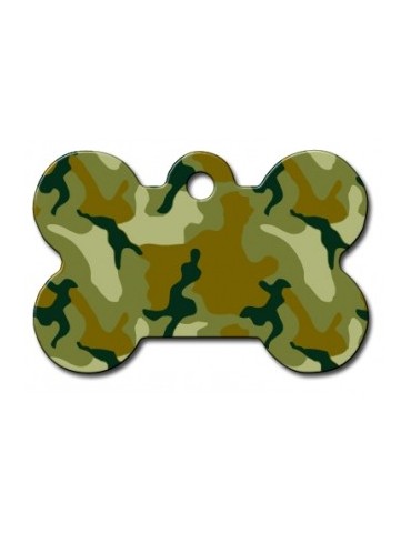 Ταυτότητα κόκκαλο μεγάλο πράσινο "Camouflage"