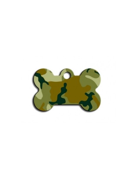 Ταυτότητα κόκκαλο μικρό πράσινο "Camouflage"