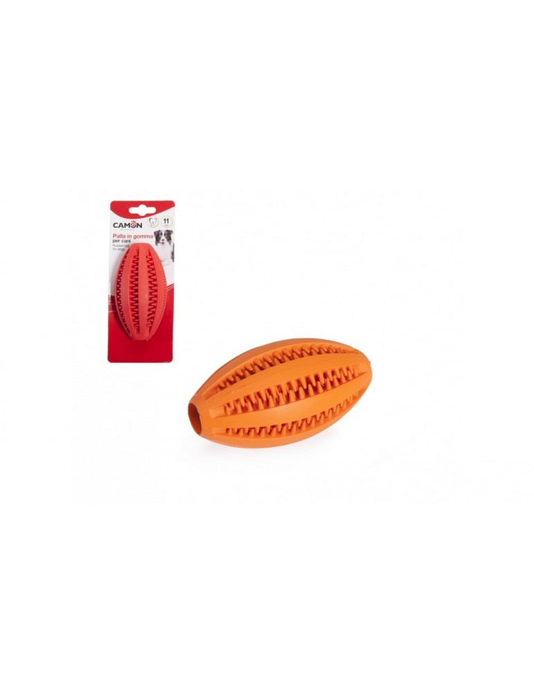 Rubber toy "Dental Fun rugby ball"
