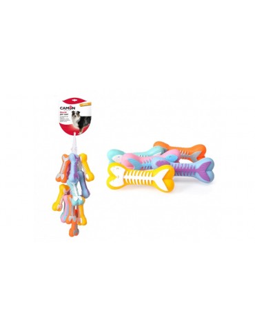 Vinyl bone toys with fishbone