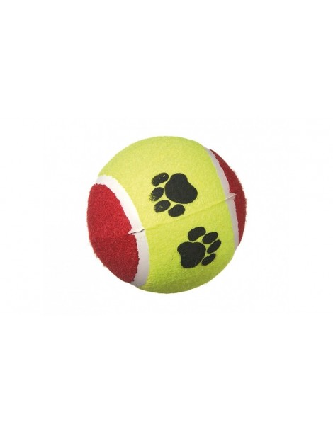 Colourful tennis ball