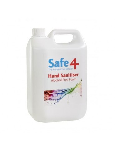 SAFE 4 FOAM HAND SANITISER 5lt