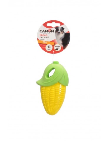 TPE cob toy with squeaker