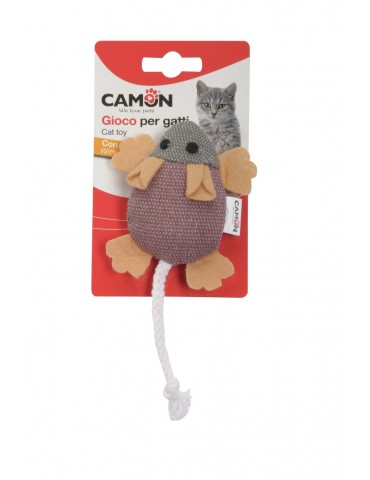 Cat toy - denim mouse with...