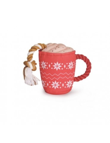 Dog toy - Christmas plush mug